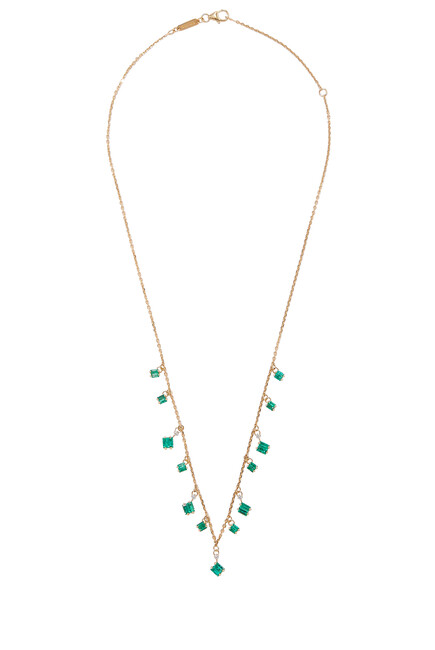 Emerald Cascade Necklace